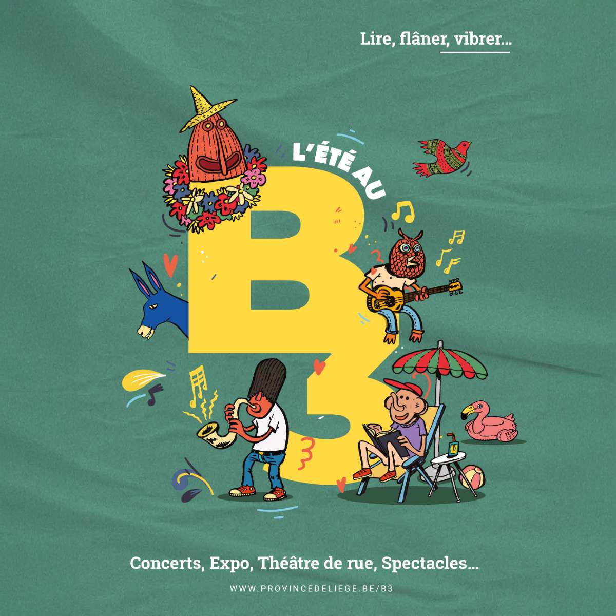 Affiche l'été au B3
