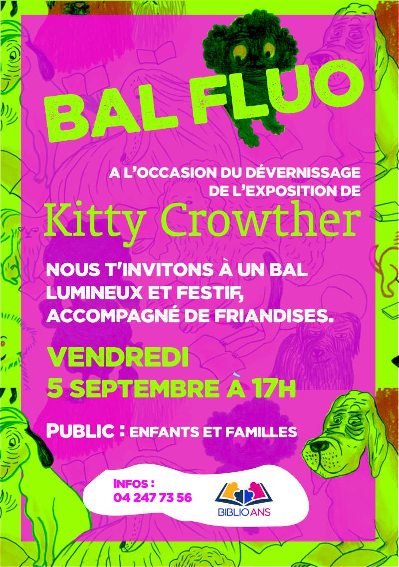 Affiche Bal fluo