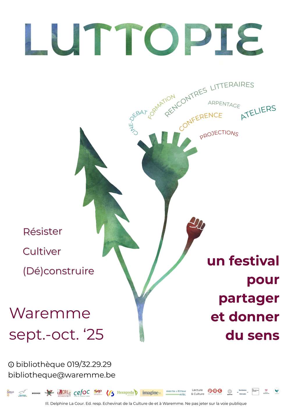 Affiche l'utopie Waremme