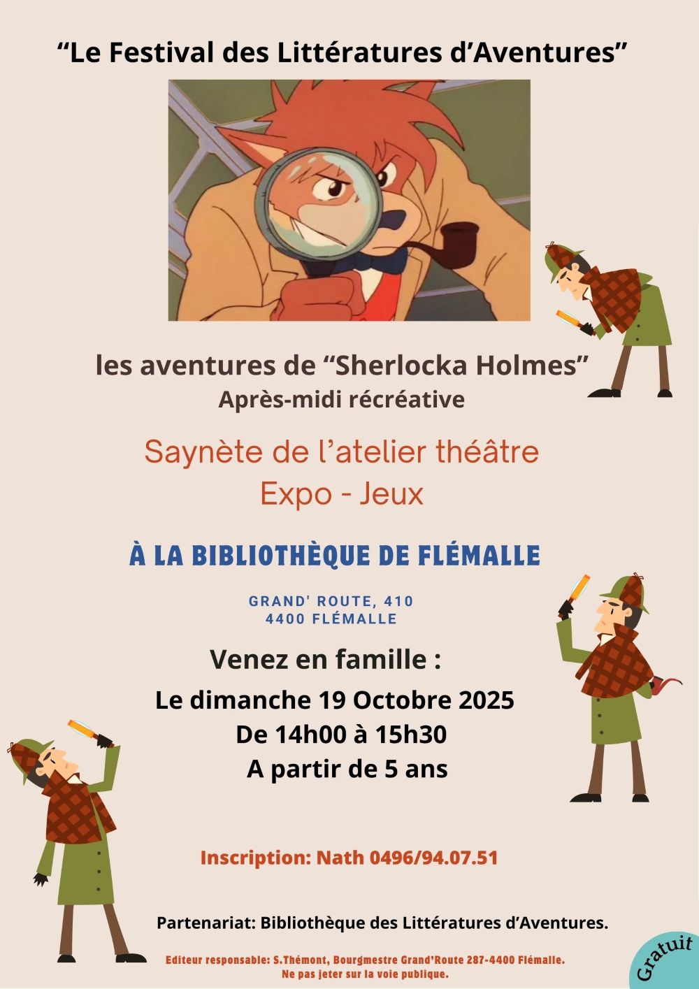 les aventures de "Sherlocka Holmes"
