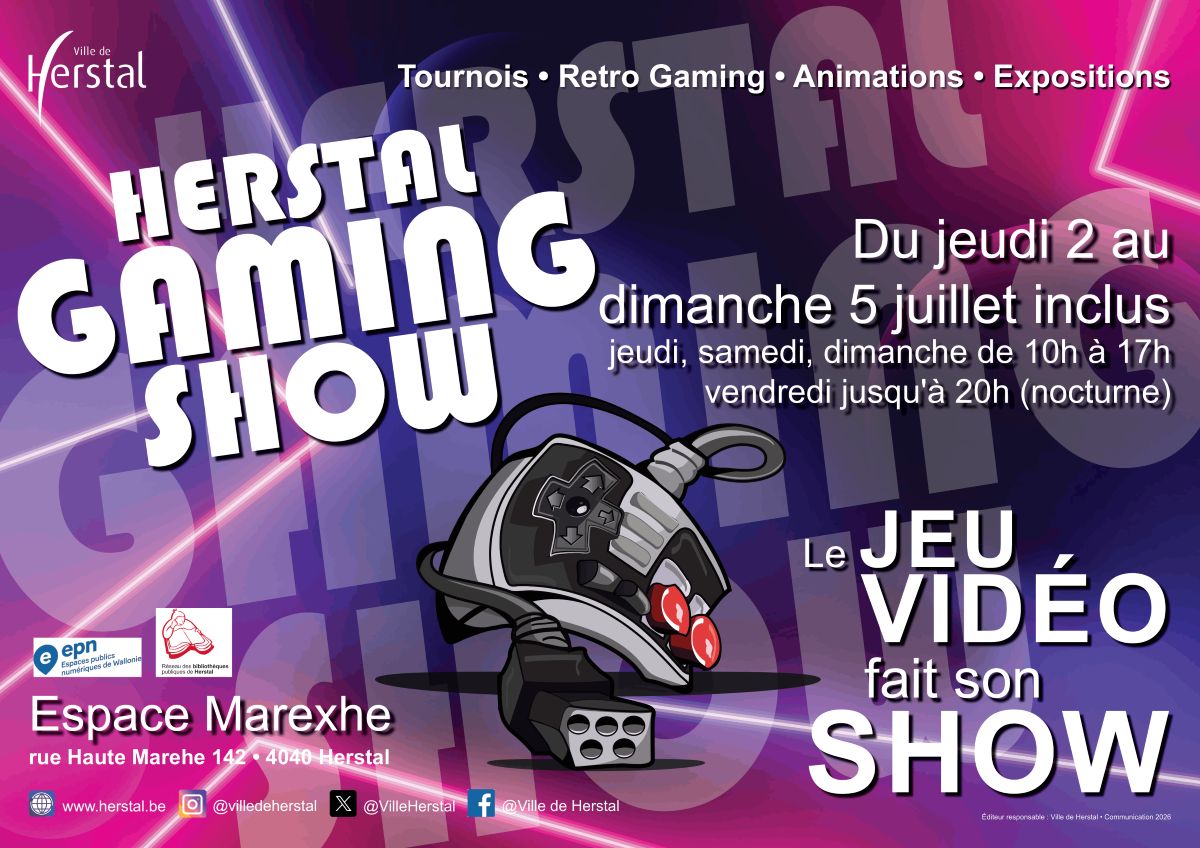 Affiche Herstal Gaming Show