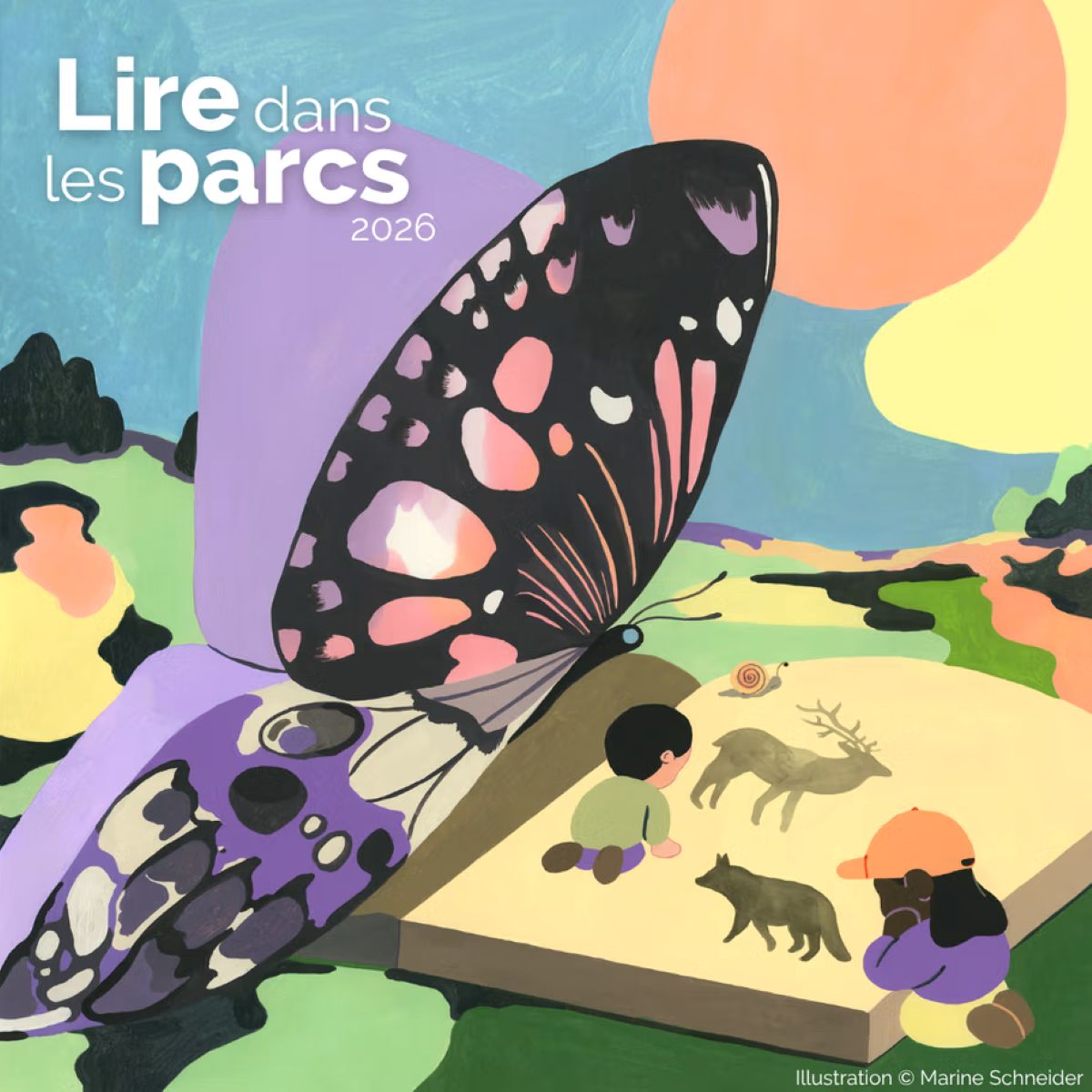 Affiche lire Dans les Parcs 2026