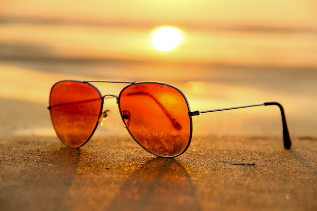 lunette sur la plage